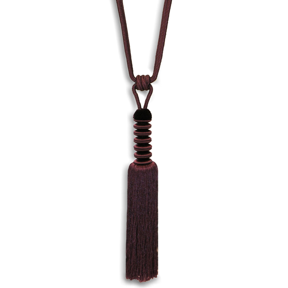 Zen Tie Back Damson - Canwell Interiors Limited - Riva