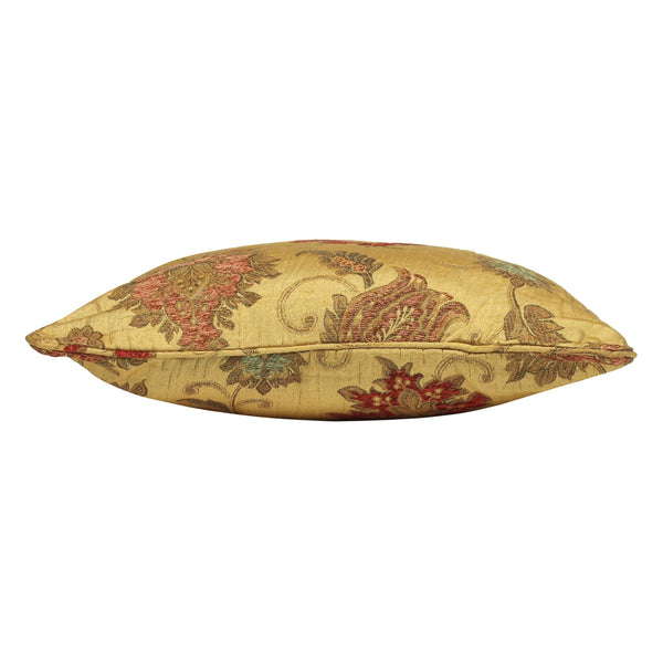 Zurich Feather Filled Cushion 45x45 Gold - Canwell Interiors Limited - Riva